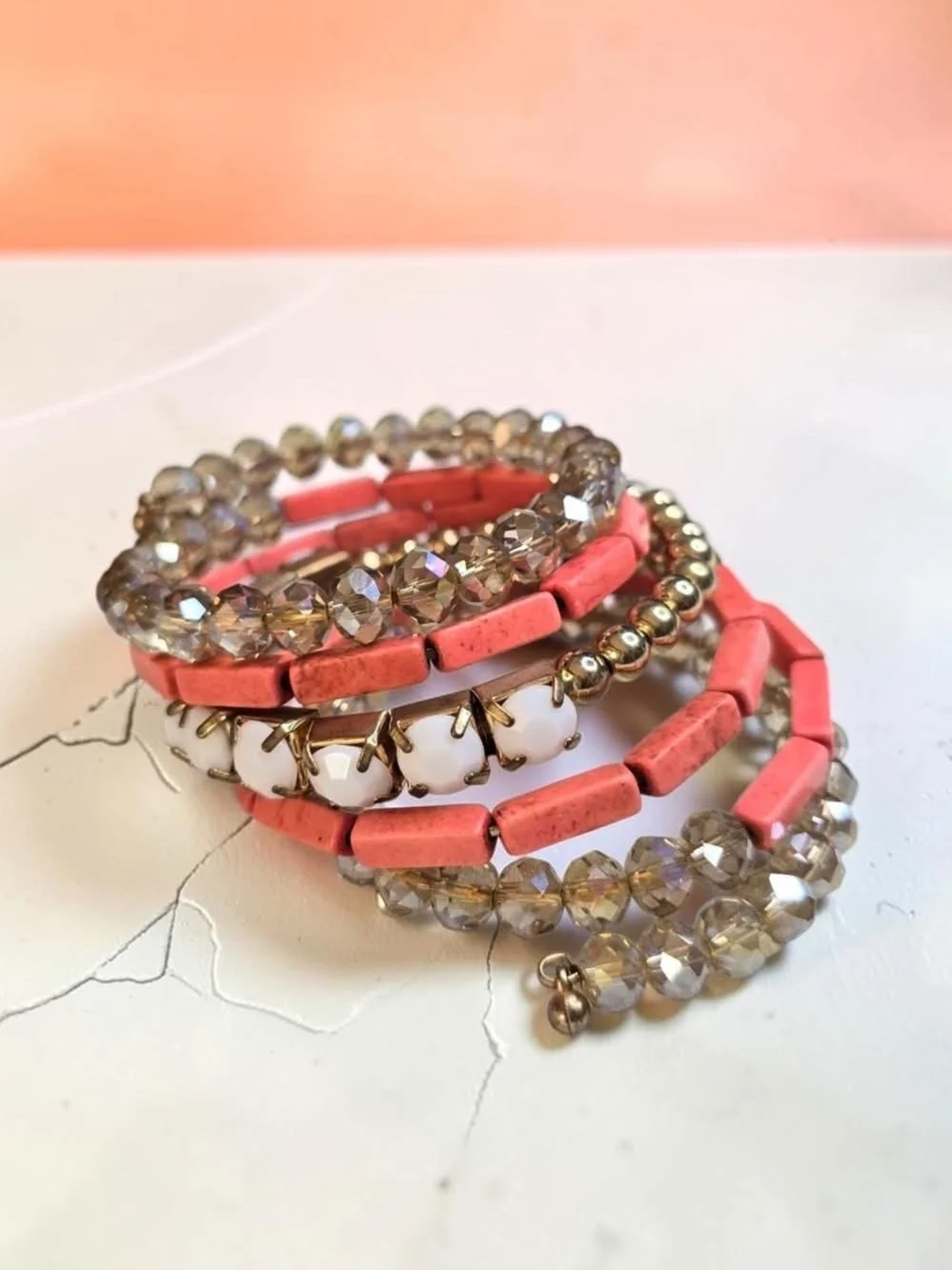 Multi-strand Wire Wrap Bracelet